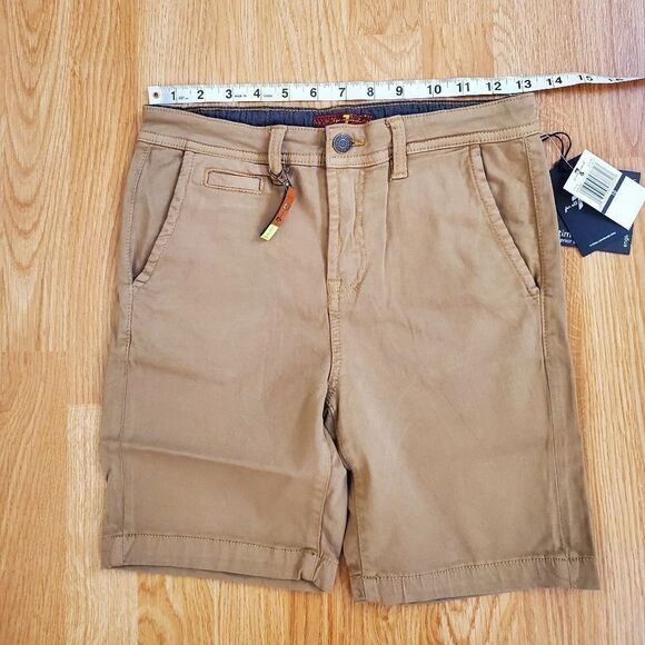 7 For All Mankind Boy's Five Pocket Chino Shorts - Picture 7 of 10